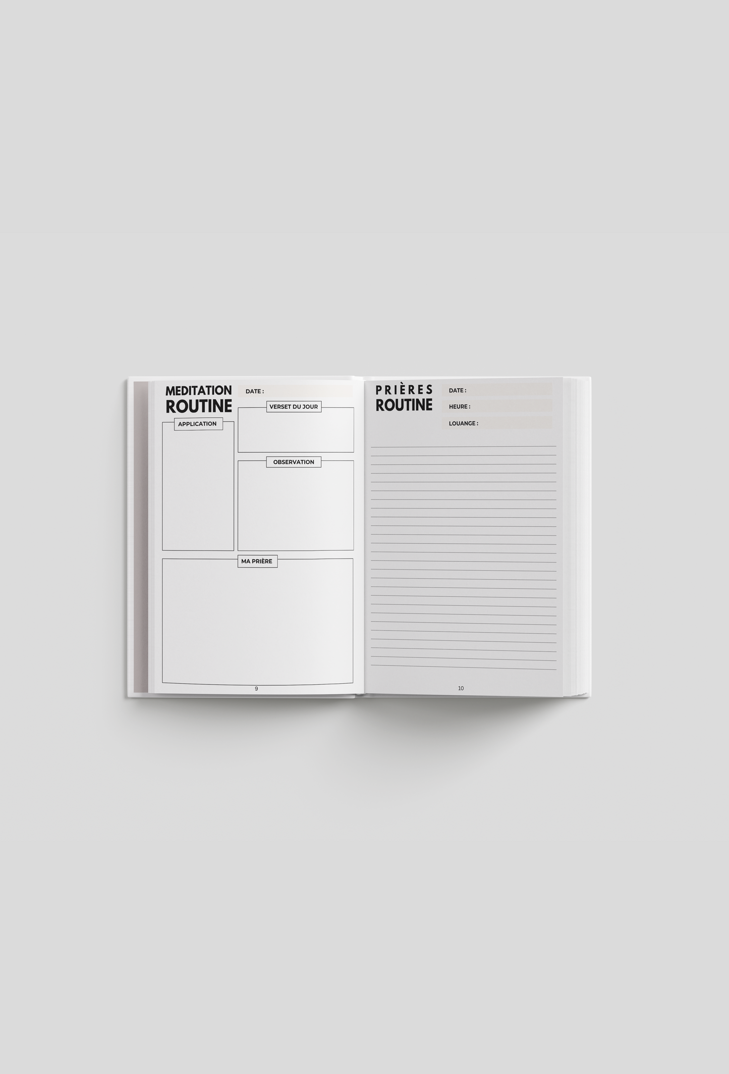 PROCHE DE TON COEUR - CARNET DE MEDITATION & DE PRIÈRES 🩷